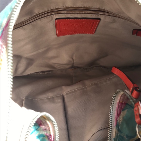 NWOT Coach Multicolored Bag - Picture 6 of 7